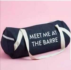 NEW Meet Me at the Barre Gym Bag